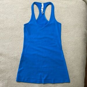 Lululemon Cool Racerback Beach Blanket Blue Sz4